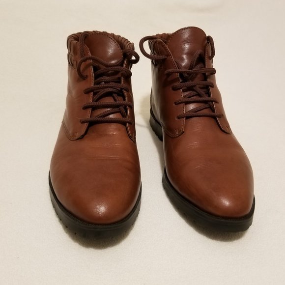 Sporto Women’s Cognac Leather Booties   8 M - Picture 5 of 8